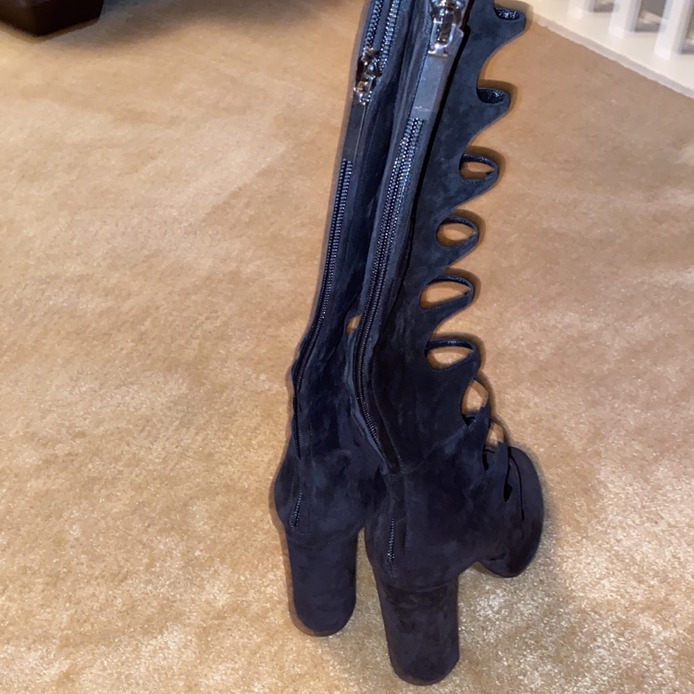 Saint Laurent cutout boots 39.5 - Picture 5 of 8